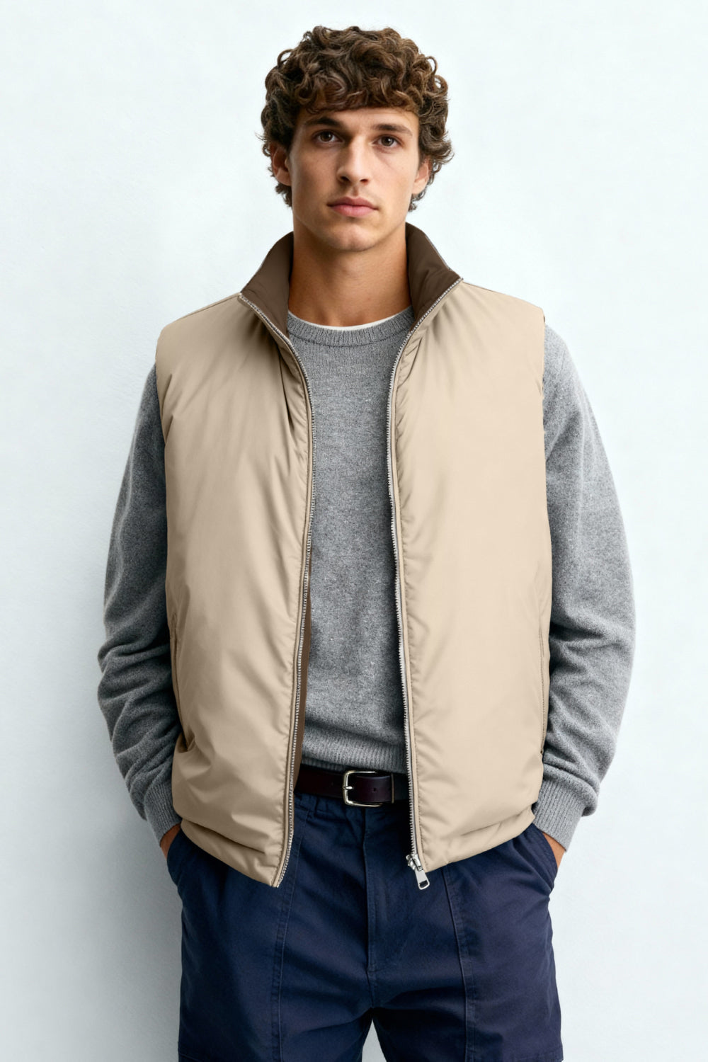 Bodywarmer réversible · Marron