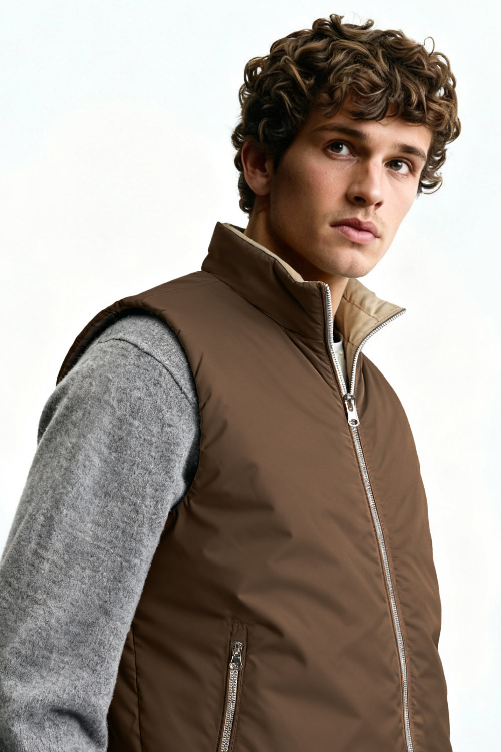 Bodywarmer réversible · Marron