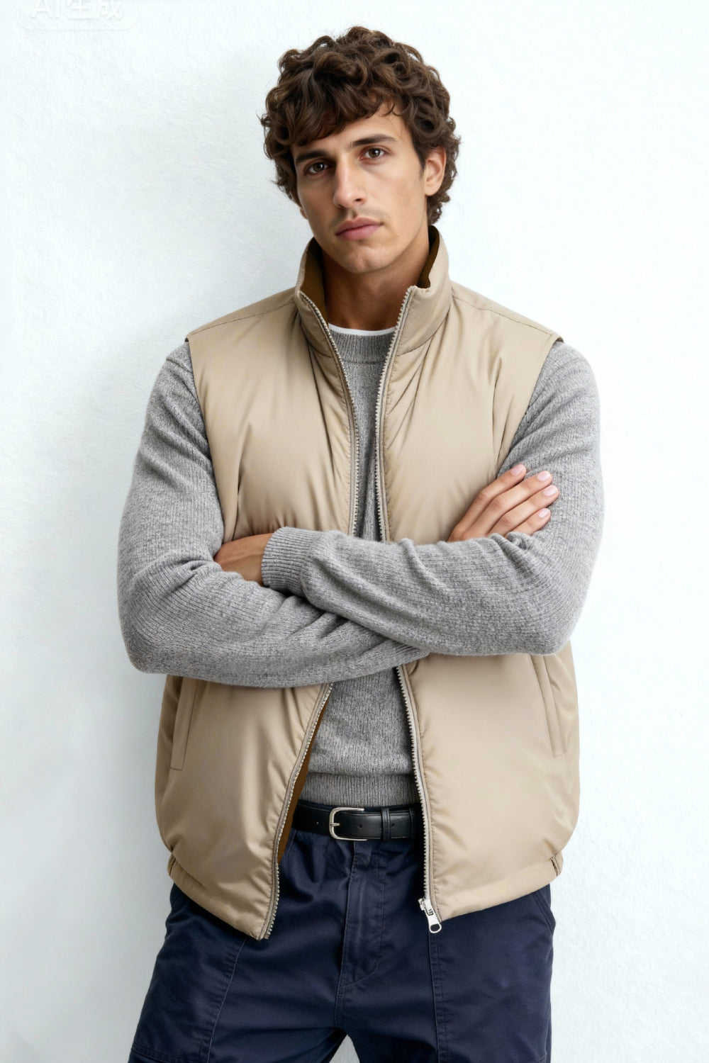 Bodywarmer réversible · Marron