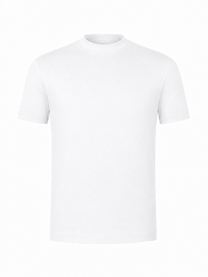 T-shirt coton mercerisé · Blanc