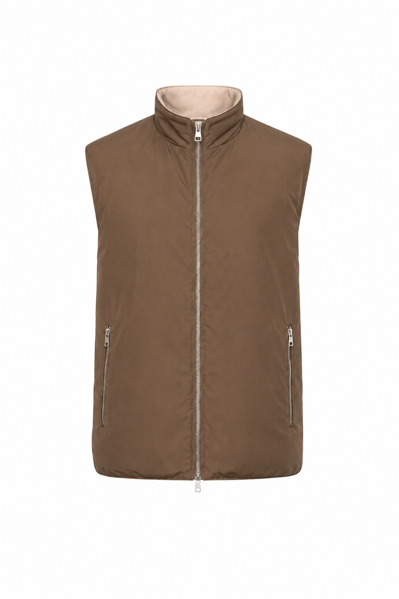 Bodywarmer réversible · Marron