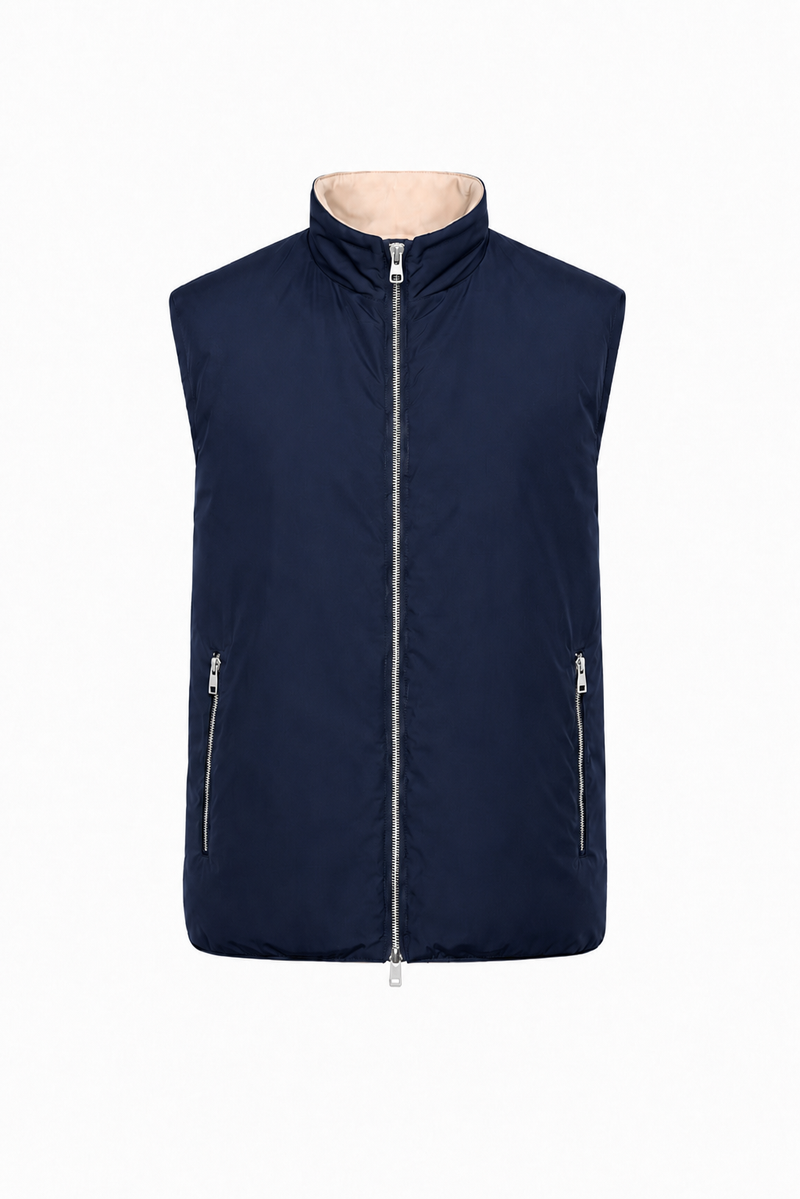 Bodywarmer réversible épais · Marine
