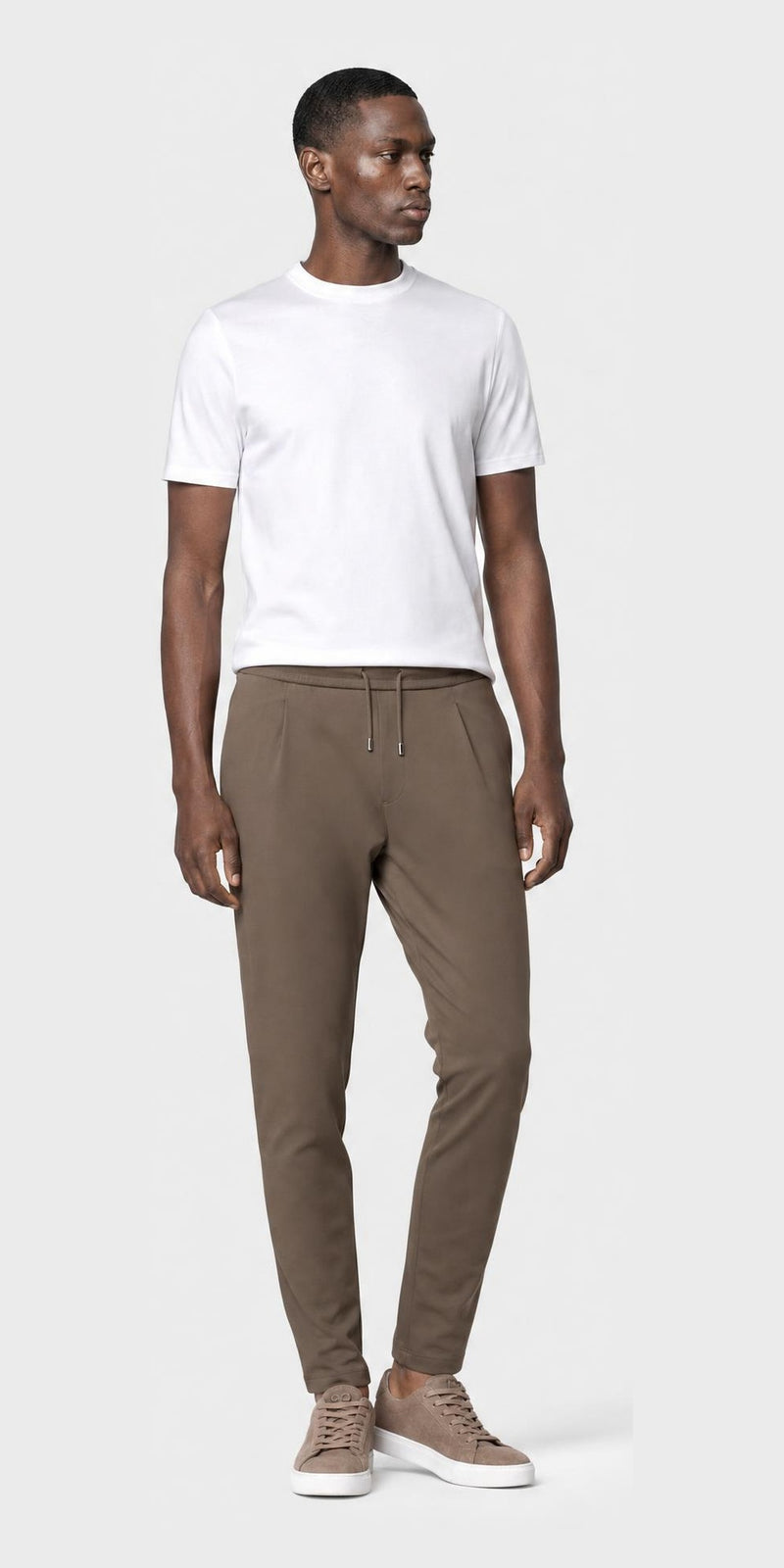 Pantalon smart · Marron