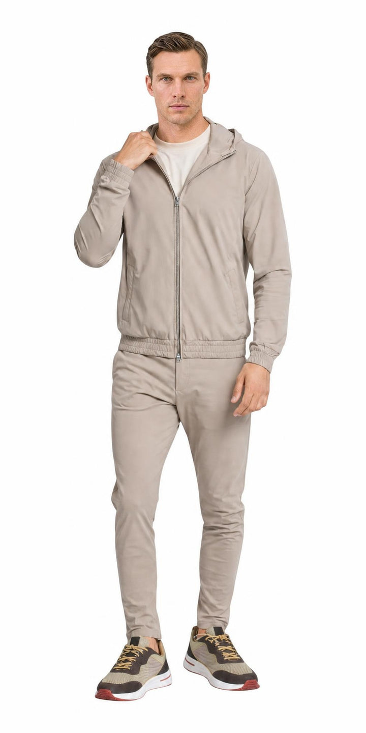 Tech Suit à capuche · Beige
