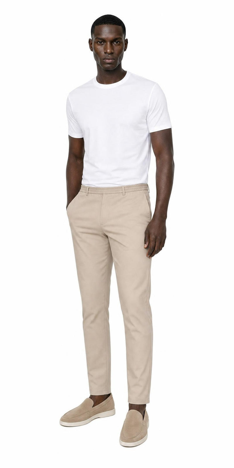 Pantalon smart · Beige