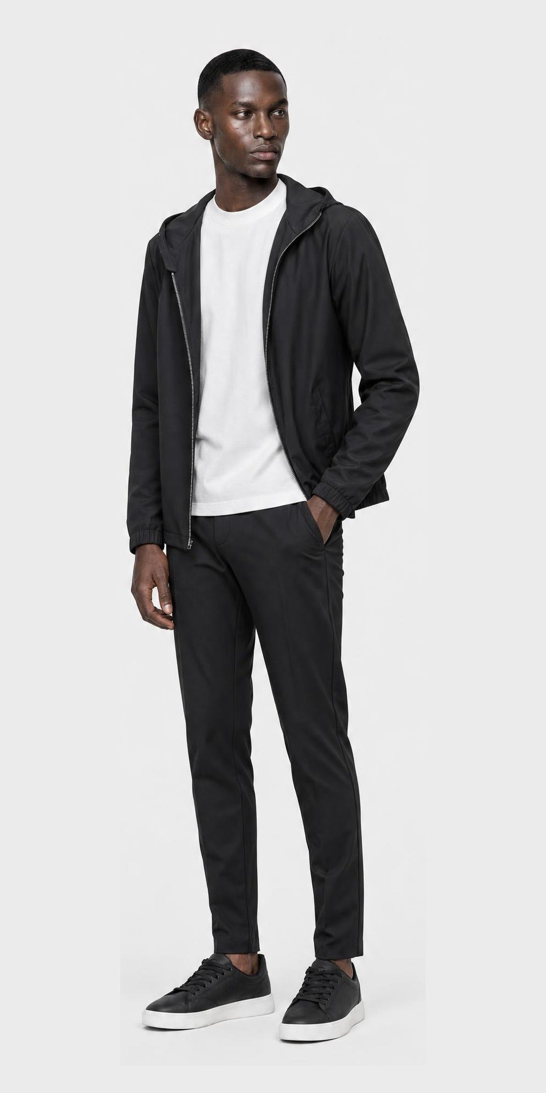 Tech Suit sans capuche · Noir — photo 2