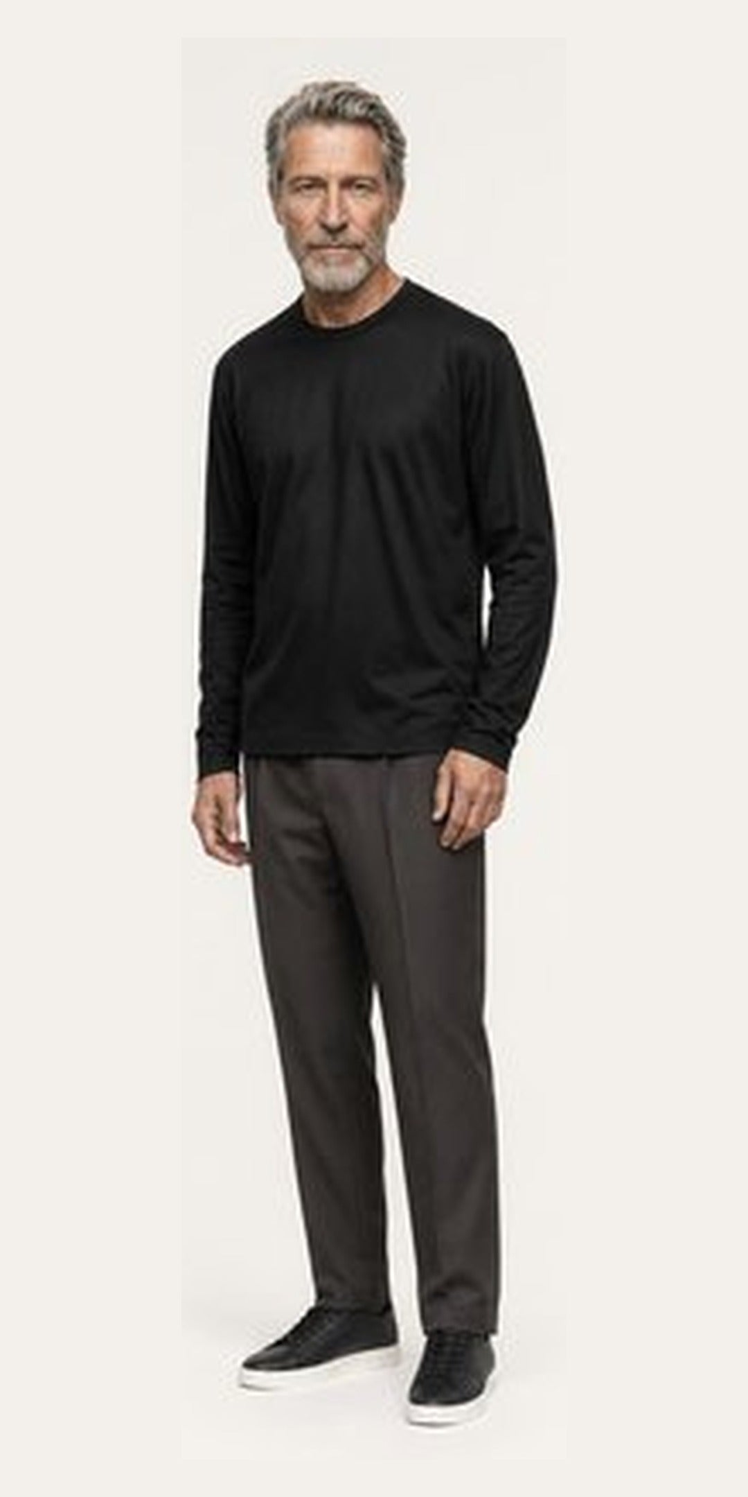 Pantalon coton stretch · Beige — photo 2
